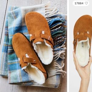 Birkenstock Shearling Clogs - Mink